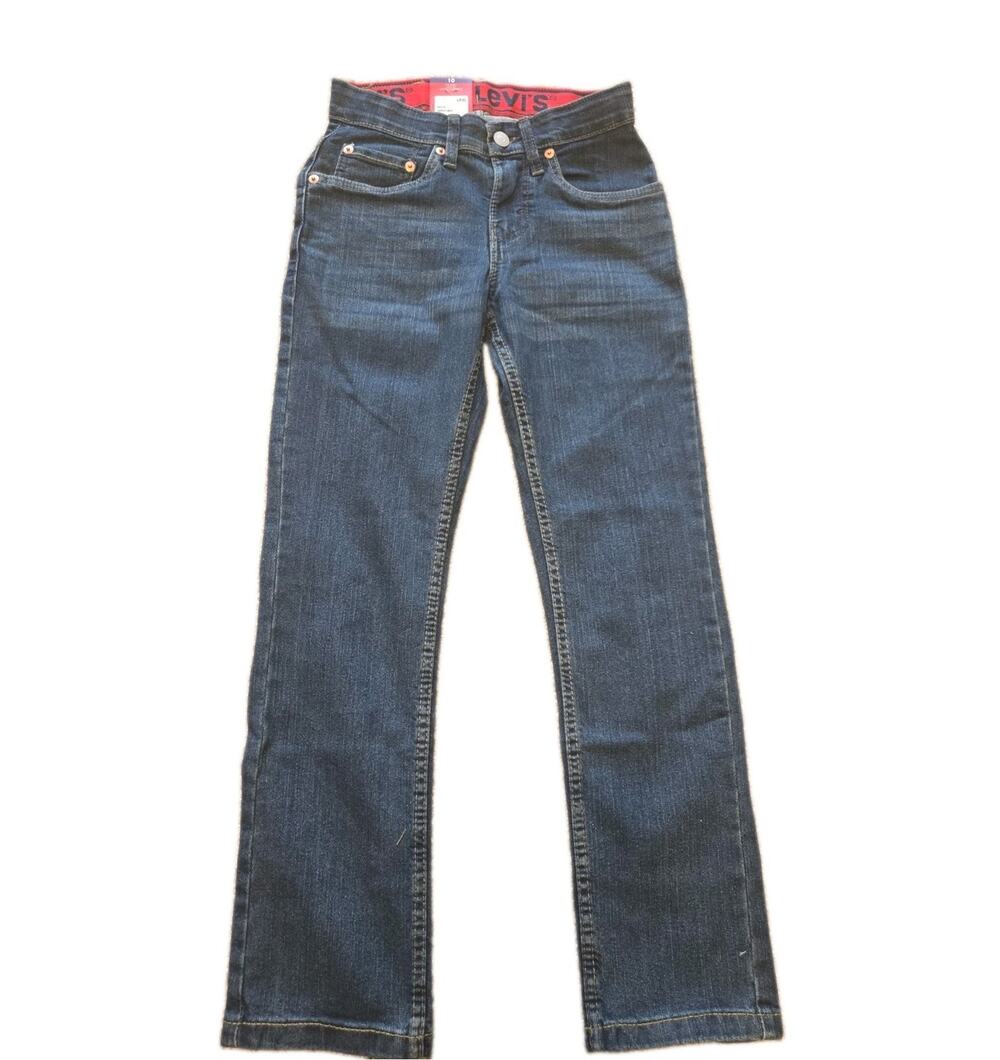 Levi's Boys 511 Slim Flex Stretch Jeans – Size 10 Regular – Dark Wash – New